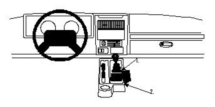 Brodit ProClip, Jeep Wrangler 97-02 i gruppen Modellanpassat / Jeep hos CD Bilradio (240832383)