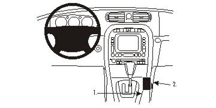 Brodit ProClip, Jaguar XJ 03-09 03-09 i gruppen Modellanpassat / Jaguar hos CD Bilradio (240833385)