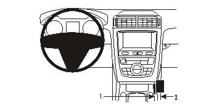 Brodit ProClip, Jaguar XK-Series 07-15 07-15 i gruppen Modellanpassat / Jaguar hos CD Bilradio (240833912)