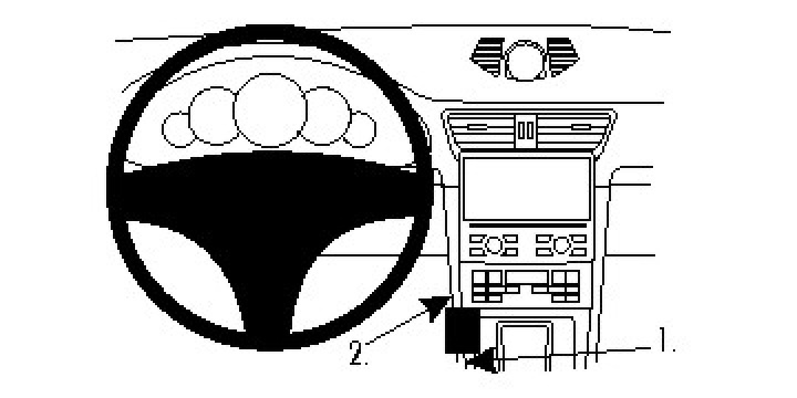 Brodit ProClip, Porsche 911/Boxster (Type 981)/Cayman (Type 981) 12-21 12-21 i gruppen Modellanpassat / Porsche / 911 / 2012-2019 (991) hos CD Bilradio (240834773)