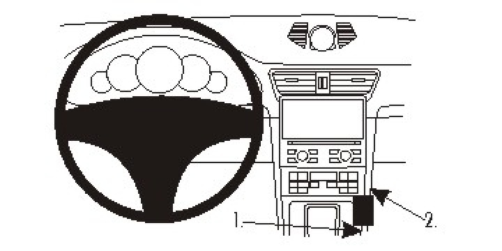 Brodit ProClip, Porsche 911 (Type 991)/Boxster (Type 981)/Cayman (Type 981) 12-21 12-21 i gruppen Modellanpassat / Porsche / 911 / 2012-2019 (991) hos CD Bilradio (240834878)