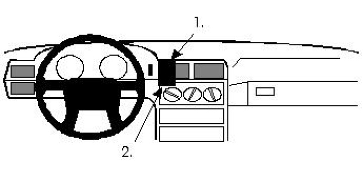 Volvo 850 92-97, Centrerad 92-97 i gruppen Modellanpassat / Volvo / 850 hos CD Bilradio (240851993)
