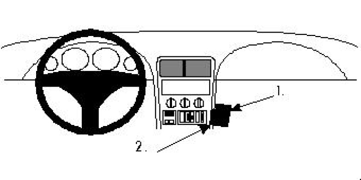 BMW Z3 96-02, Vinklad 96-02 i gruppen Modellanpassat / BMW / BMW Z3 / BMW Z3 1996-2002 hos CD Bilradio (240852303)