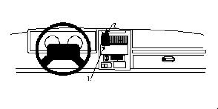 Brodit ProClip, Jeep Wrangler 97-02 i gruppen Modellanpassat / Jeep hos CD Bilradio (240852382)