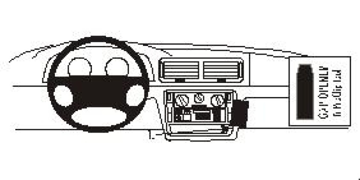 Volkswagen Passat 97-05, Vinklad 97-05½ i gruppen Modellanpassat / Volkswagen / Passat / 1996-2005 (B5) hos CD Bilradio (240852404)