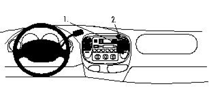 Ford Expedition 97-99, Vinklad 97-99 i gruppen Modellanpassat / Ford / Expedition hos CD Bilradio (240852442)