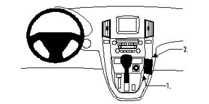 ProClip Monteringsbygel Lexus RX Serie 99-03, Vinklad 99-03 i gruppen Modellanpassat / Lexus hos CD Bilradio (240852614)