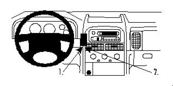 Brodit ProClip, Jeep Grand Cherokee 99-04 i gruppen Modellanpassat / Jeep hos CD Bilradio (240852650)