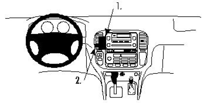 Lexus LX Serie 99-02, Centrerad 99-02 i gruppen Modellanpassat / Lexus hos CD Bilradio (240852663)