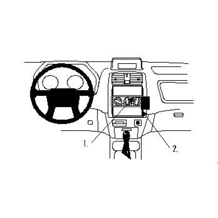 Mitsubishi Space Star 99-02, Vinklad 99-02 i gruppen Modellanpassat / Mitsubishi / Space Star hos CD Bilradio (240852670)