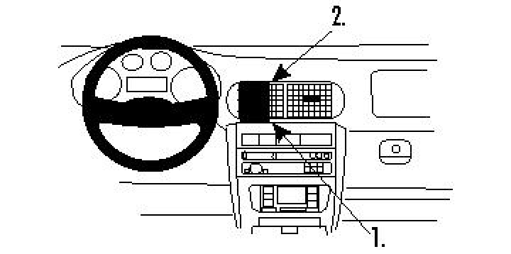 Seat Leon 00-05/Seat Toledo 99-03, Centrerad 99½-05 i gruppen Modellanpassat / Seat / Toledo / 1998-2004 (1M) hos CD Bilradio (240852717)