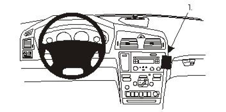 Volvo V70 00-04, Vinklad 00-04 i gruppen Modellanpassat / Volvo / XC70 / 2000-2007 hos CD Bilradio (240852779)