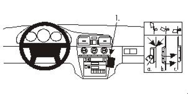 Volvo S40 96-00, Vinklad 96-00 i gruppen Modellanpassat / Volvo / V40 / 1996-2004 hos CD Bilradio (240852793)