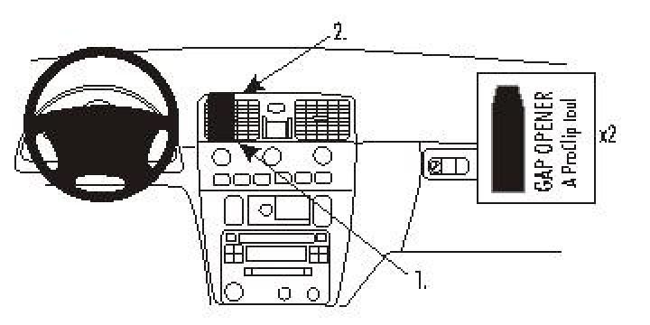 Volvo S40/V40 01-03, Centrerad 01-03 i gruppen Modellanpassat / Volvo / S40 / 2000-2004 hos CD Bilradio (240852826)