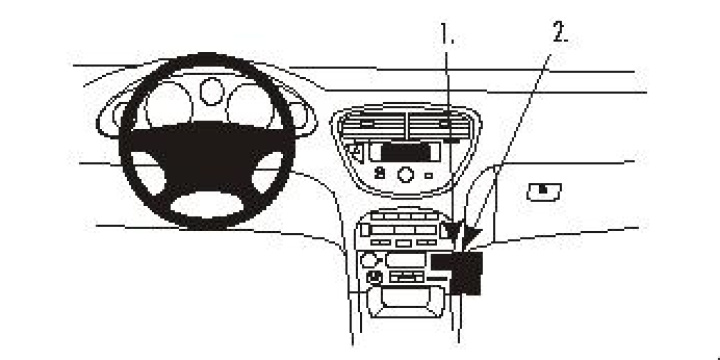 Brodit ProClip, Peugeot 607 01-09 i gruppen Modellanpassat / Peugeot / 607 / 2004-2010 (Facelift) hos CD Bilradio (240852850)