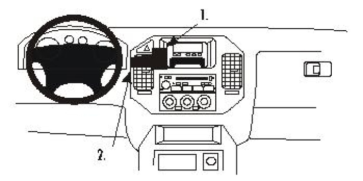 Mitsubishi Pajero 00-06, Centrerad 00-06 i gruppen Modellanpassat / Mitsubishi / Pajero hos CD Bilradio (240852879)
