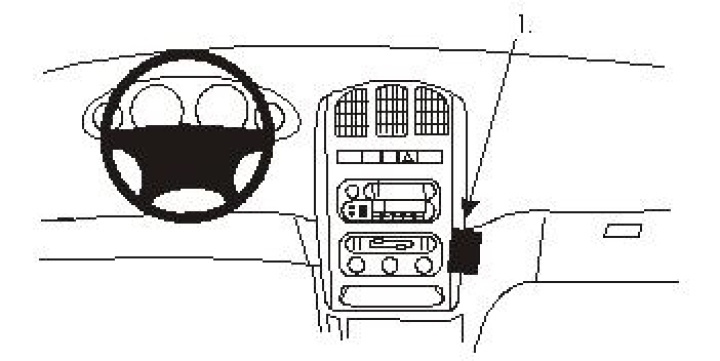 Chrysler Voyager 01-07, Vinklad 01-07 i gruppen Modellanpassat / Chrysler / Voyager hos CD Bilradio (240852895)