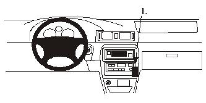 Toyota Camry 97-01, Vinklad 97-01 i gruppen Modellanpassat / Toyota / Camry / 1997-2001 (XV20) hos CD Bilradio (240852906)