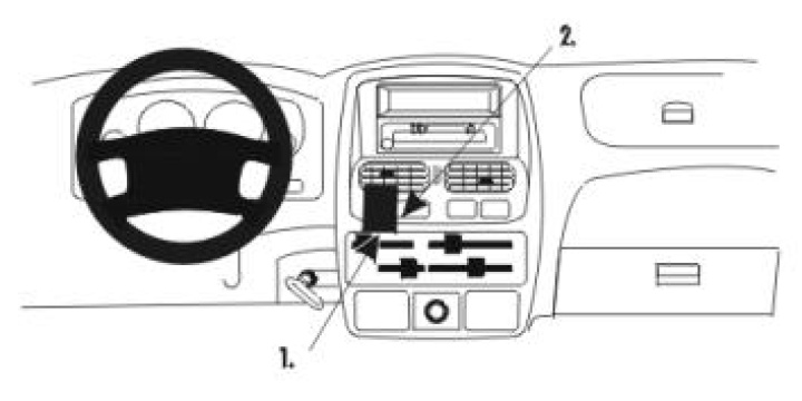 Nissan Navara 00-05, Centrerad, Låg 00-06 i gruppen Modellanpassat / Nissan / Navara hos CD Bilradio (240852922)