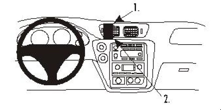 Chevrolet Trail Blazer 02-09, Centrerad 02-09 i gruppen Modellanpassat / Chevrolet / Trailblazer hos CD Bilradio (240852949)
