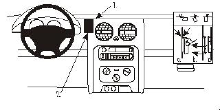 Brodit ProClip, Jeep Cherokee 02-08 i gruppen Modellanpassat / Jeep hos CD Bilradio (240852969)