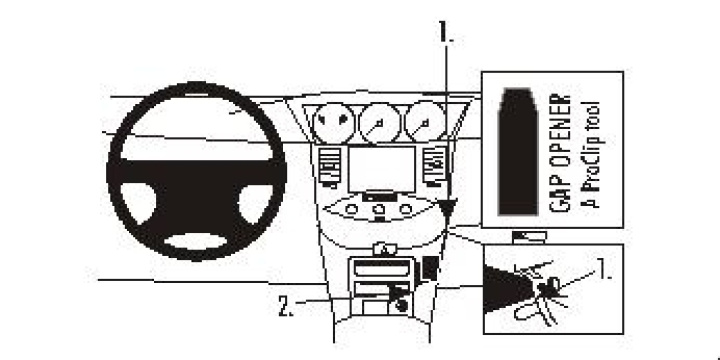 Nissan Primera 02-09, Vinklad 02-09 i gruppen Modellanpassat / Nissan / Primera hos CD Bilradio (240853018)