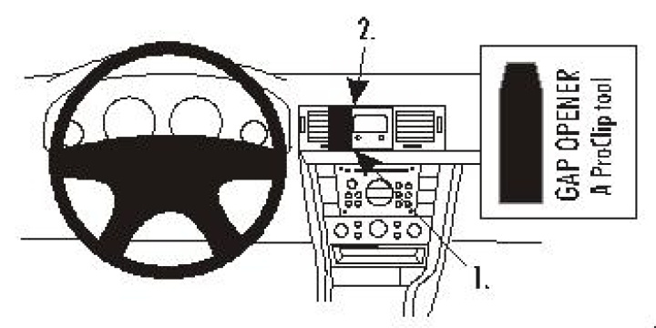 Opel Signum 03-08/Opel Vectra 02-10, Centrerad 02-10 i gruppen Modellanpassat / Opel / Signum / Signum 2004> hos CD Bilradio (240853076)
