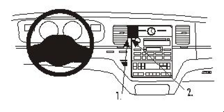 Brodit ProClip, Lincoln Town Car 03-11 i gruppen Modellanpassat / Lincoln hos CD Bilradio (240853114)