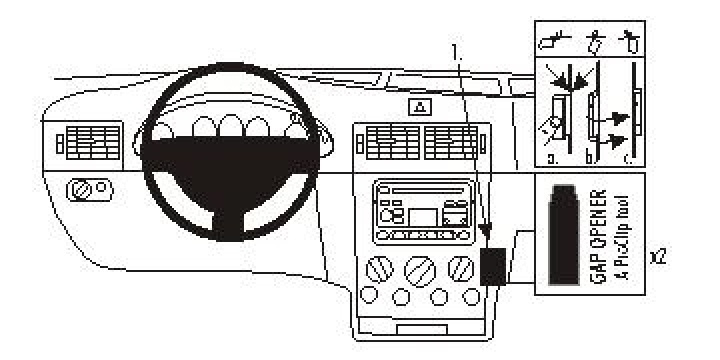 Ford Transit Connect/Tourneo Connect 03-09, Vinklad 03-09 i gruppen Modellanpassat / Ford / Transit Connect / Transit Connect 2007-2012 hos CD Bilradio (240853205)