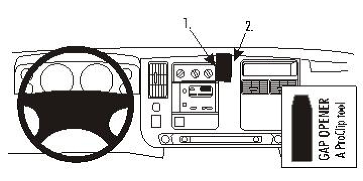Chevrolet Express/Chevrolet Van 03-15, Vinklad 03-16 i gruppen Modellanpassat / Chevrolet / Express hos CD Bilradio (240853232)
