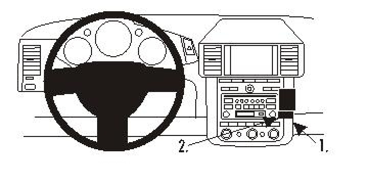 Nissan Murano 03-08, Vinklad 03-08 i gruppen Modellanpassat / Nissan / Murano hos CD Bilradio (240853237)