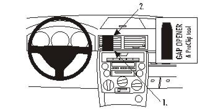 Mazda 2 03-07, Centrerad 03-07 i gruppen Modellanpassat / Mazda / Mazda 2 / Mazda 2 2001-2007 hos CD Bilradio (240853258)
