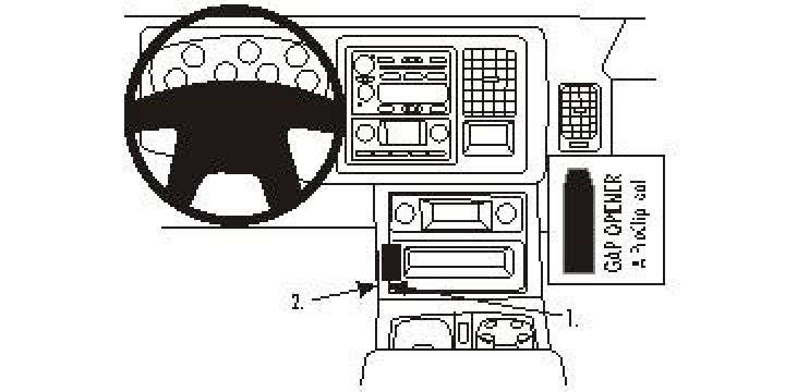 Chevrolet Avalanche 03-06, Centrerad, Låg 03-06 i gruppen Modellanpassat / Chevrolet / Tahoe hos CD Bilradio (240853306)