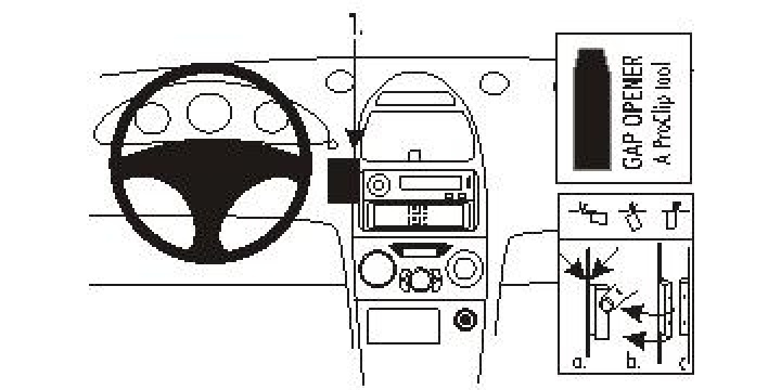 Toyota Celica 00-05, Centrerad 00-05 i gruppen Modellanpassat / Toyota / Celica / 1999-2006 (T230) hos CD Bilradio (240853380)