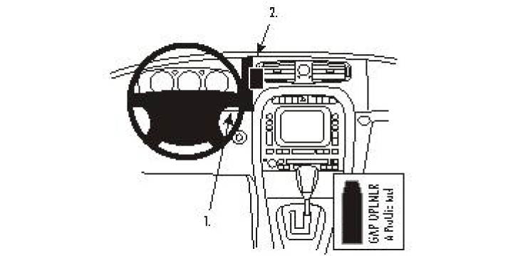 Brodit ProClip, Jaguar XJ 03-09 03-09 i gruppen Modellanpassat / Jaguar hos CD Bilradio (240853383)