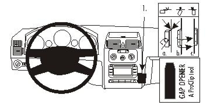 Brodit ProClip, Volkswagen Touran 03-15 03-15 i gruppen Modellanpassat / Volkswagen / Touran / 2003-2006 (1T) hos CD Bilradio (240853417)