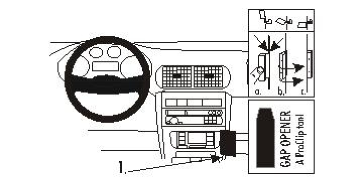 Seat Leon 00-05/Seat Toledo 99-03, Vinklad 99½-05 i gruppen Modellanpassat / Seat / Toledo / 1998-2004 (1M) hos CD Bilradio (240853419)