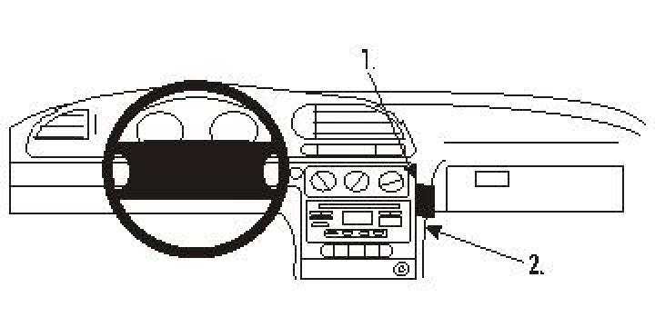 Ford Mondeo 01-07, Vinklad 01-07 i gruppen Modellanpassat / Ford / Mondeo / Mondeo 2000-2003 hos CD Bilradio (240853422)