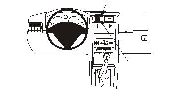 Brodit ProClip, Peugeot 407 04-10 i gruppen Modellanpassat / Peugeot / 407 / 2008-2010 (Facelift) hos CD Bilradio (240853431)