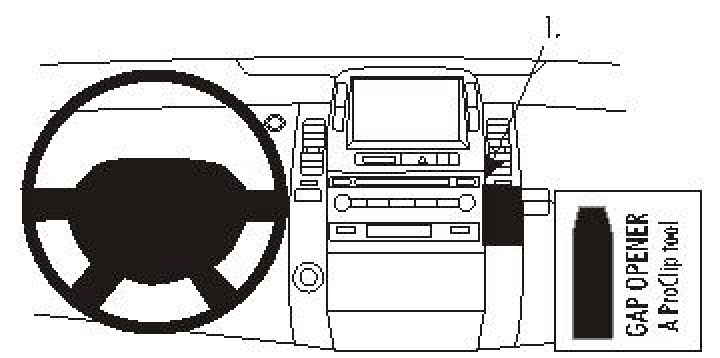 Toyota Prius 04-09, Vinklad 04-09 i gruppen Modellanpassat / Toyota / Prius / 2004-2009 (XW20) hos CD Bilradio (240853438)