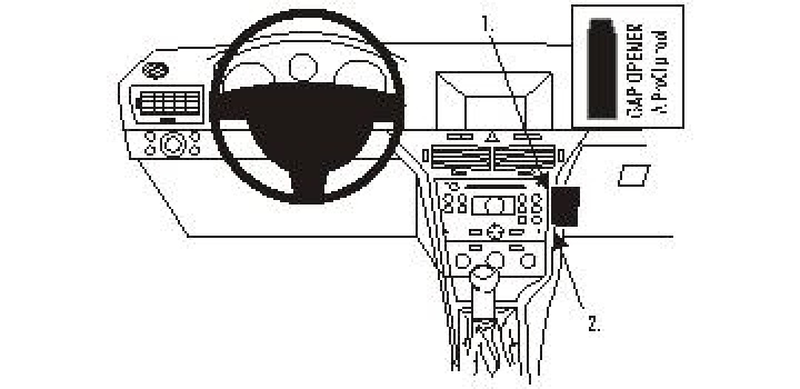 Opel Astra 04-09, Vinklad 04-09 i gruppen Modellanpassat / Opel / Astra / Astra 2004-2009 hos CD Bilradio (240853441)