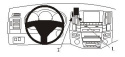 Lexus RX Serie 04-09, Centrerad 04-09