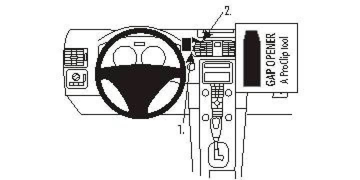 Volvo S40 04-12, Centrerad, Vänster 04-15 i gruppen Modellanpassat / Volvo / V50 / 2004-2012 hos CD Bilradio (240853500)