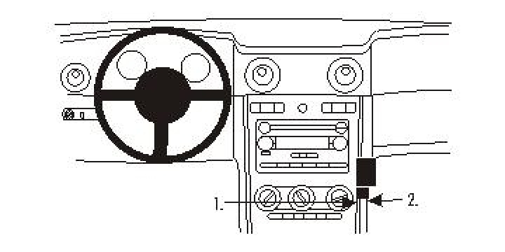 Ford Mustang 05-09, Vinklad 05-09 i gruppen Modellanpassat / Ford / Mustang / Mustang 1967 -> hos CD Bilradio (240853628)