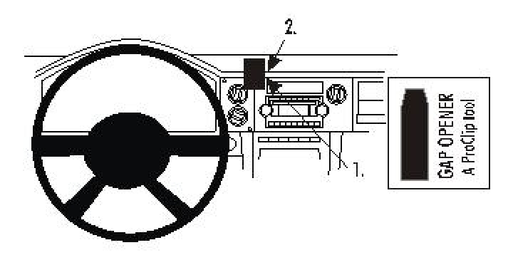 Brodit ProClip, Jeep Commander 06-10 i gruppen Modellanpassat / Jeep hos CD Bilradio (240853701)