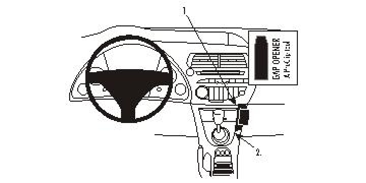 Honda Civic 06-11, Vinklad 06-11 i gruppen Modellanpassat / Honda / Civic / Civic 2006-2011 hos CD Bilradio (240853733)