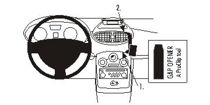 Renault Clio 06-12, Vinklad 06-12 i gruppen Modellanpassat / Renault / Clio / 2009-2013 (III) (Facelift) hos CD Bilradio (240853799)