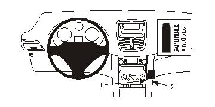 Peugeot 207 06-14, Vinklad 06-14 i gruppen Modellanpassat / Peugeot / 207 / 2009-2014 (Facelift) hos CD Bilradio (240853816)