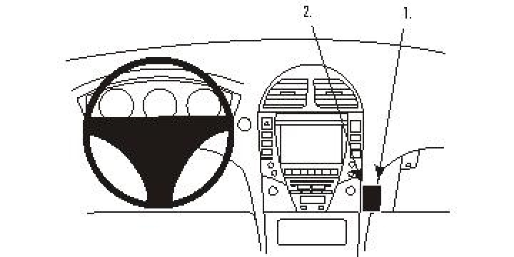 Lexus ES Serie 06-12, Vinklad 06-12 i gruppen Modellanpassat / Lexus hos CD Bilradio (240853847)