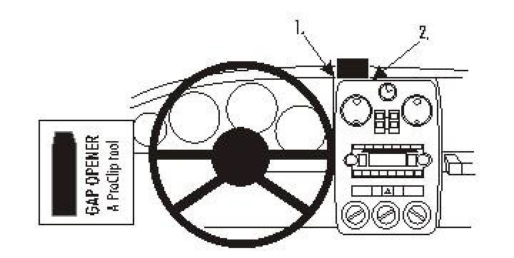 Chrysler PT Cruiser 06-10, Centrerad 06-10 i gruppen Modellanpassat / Chrysler / PT Cruiser hos CD Bilradio (240853913)
